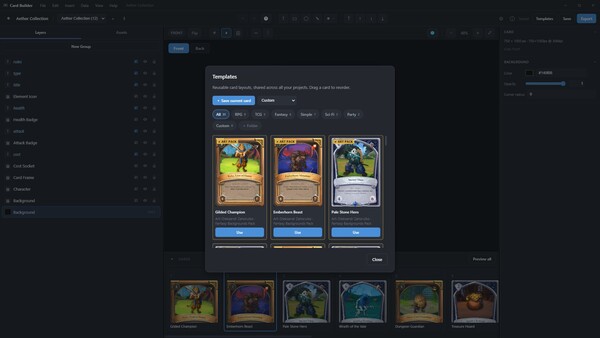 Card Builder Demo 스크린샷 2