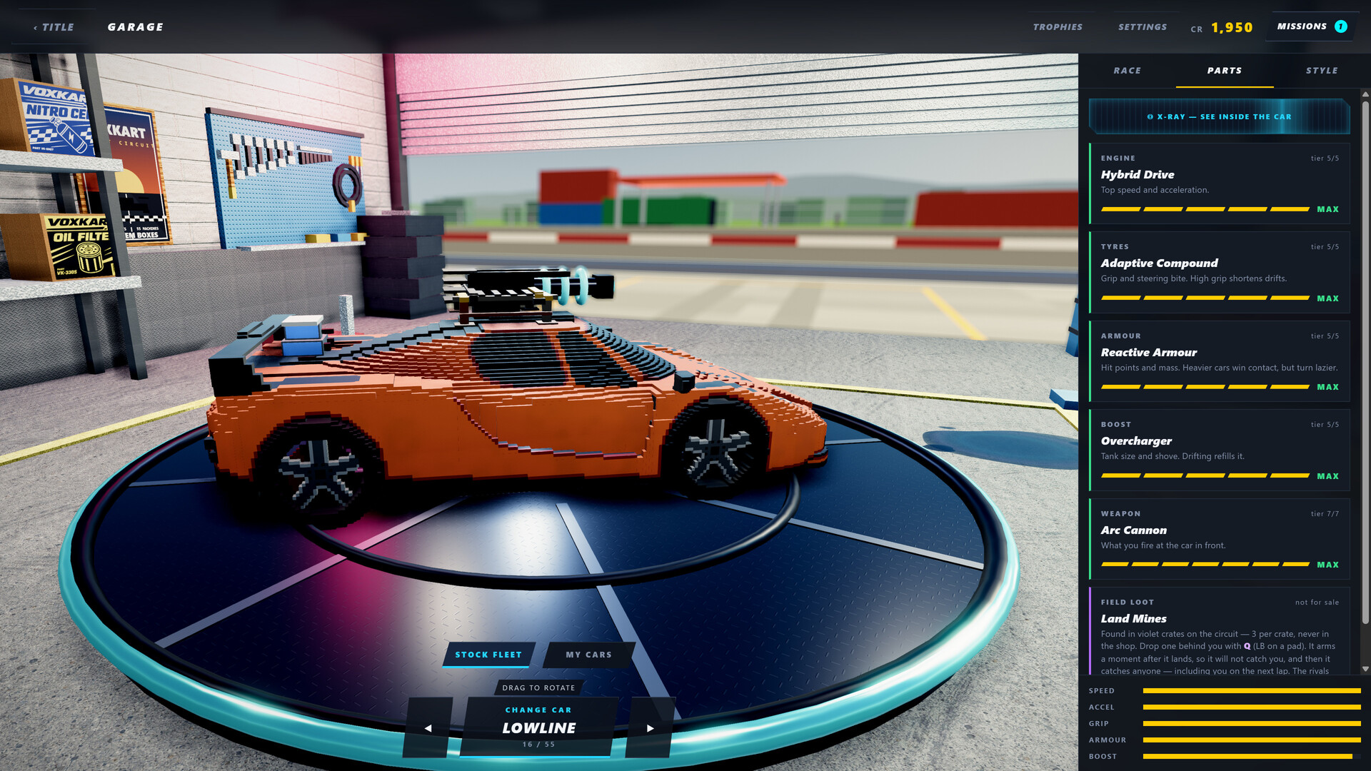 VoxKart: Combat Circuit Racingのスクリーンショット 1