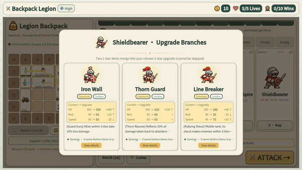 Backpack Legion screenshot 3
