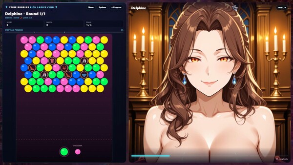 Strip Bubbles: Rich Ladies Club screenshot 3