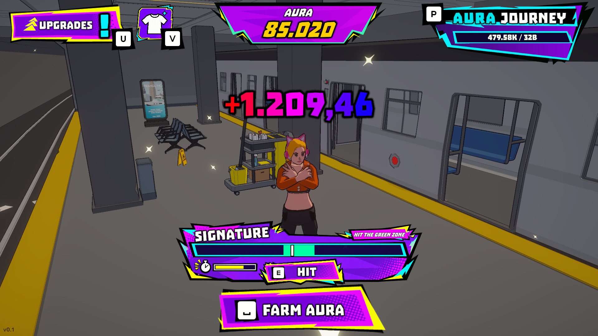 『Keep Farming Aura』のスクリーンショット