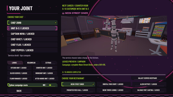 Intergalactic Burger Joint screenshot 1
