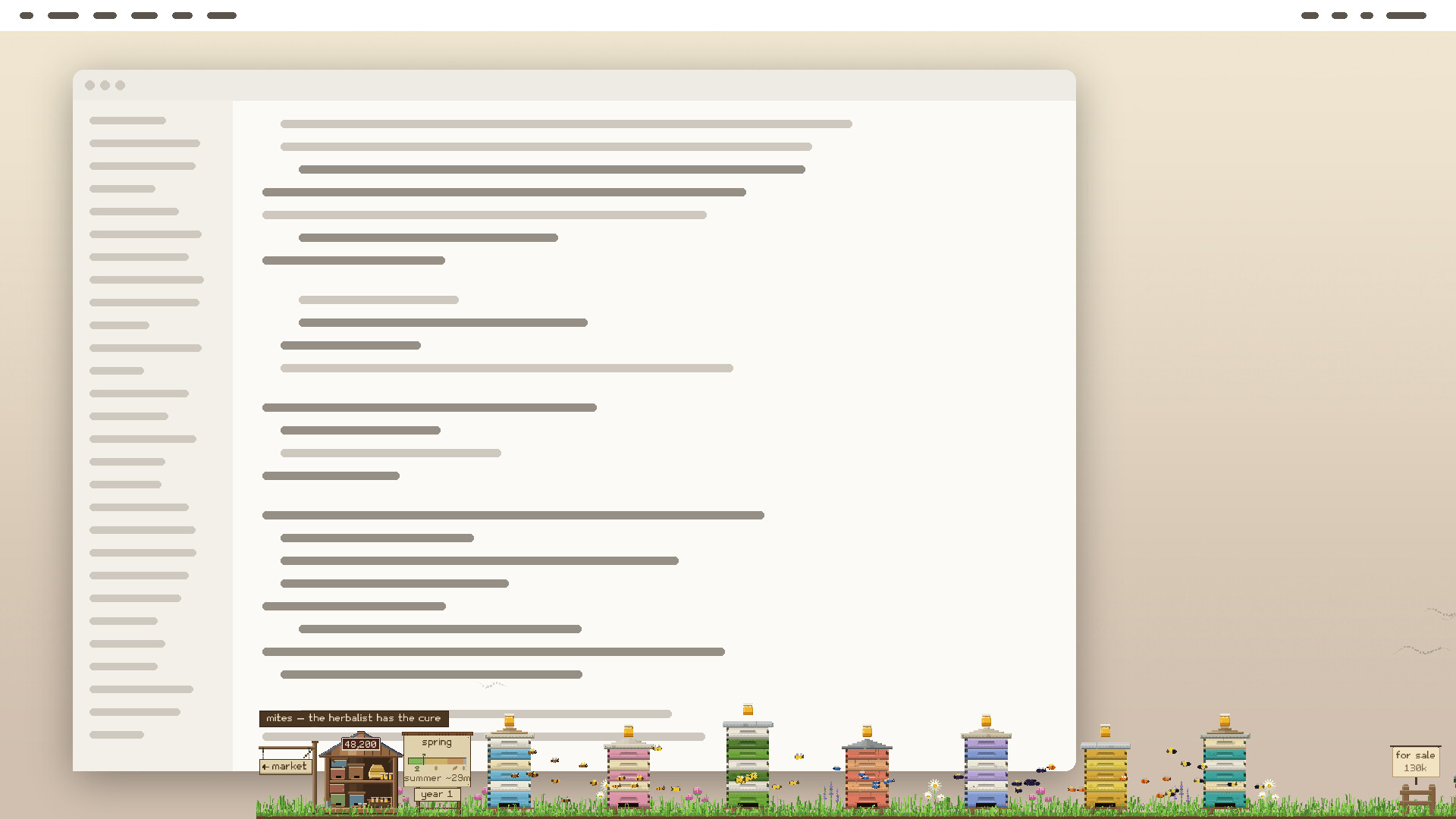 Buzzed: An Idle Beekeeping Game screenshot #1