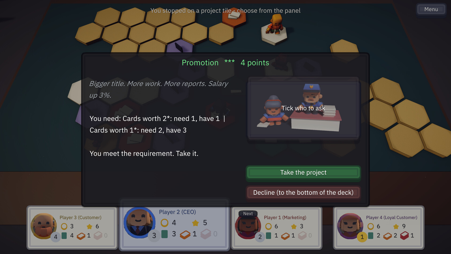 Scope Creep: The Board Game screenshot 2
