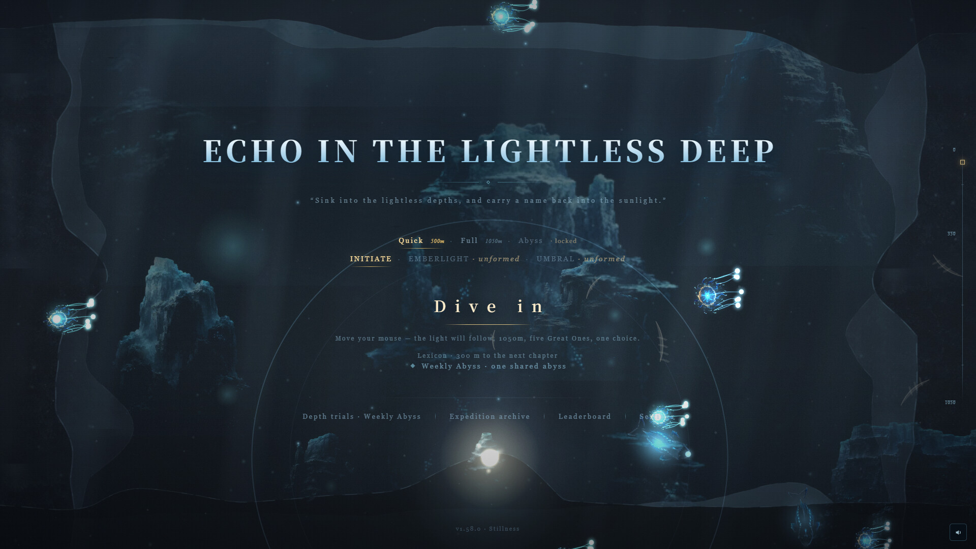 Echo in the Lightless Deep screenshot #1