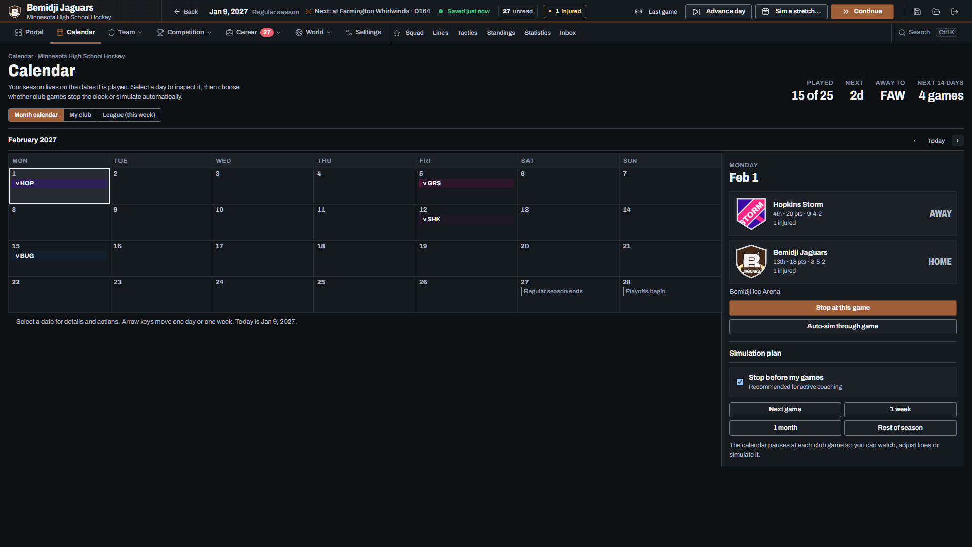 Hockey Coach Dynasty screenshot #3