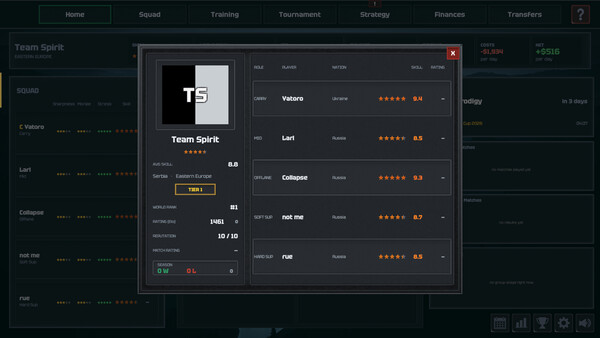 MOBA Manager 2026 screenshot 5