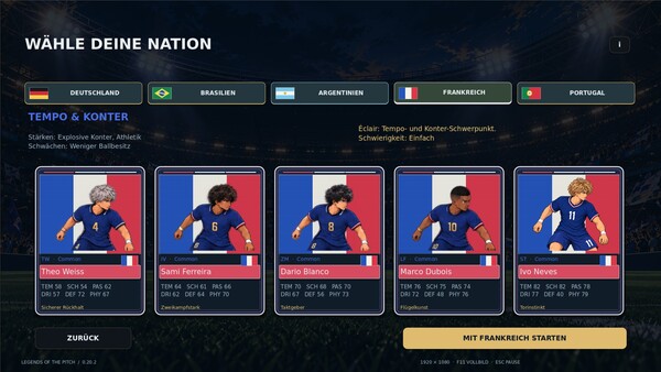 Legends of the Pitch screenshot 2