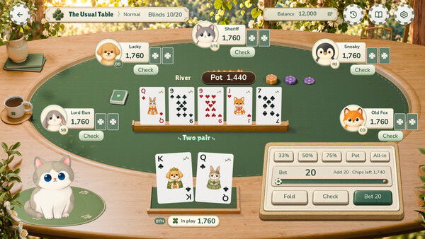 The Usual Table: Texas Hold’em screenshot 3