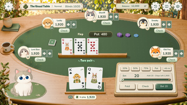 The Usual Table: Texas Hold’em screenshot 2