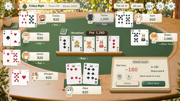 The Usual Table: Texas Hold’em screenshot 6