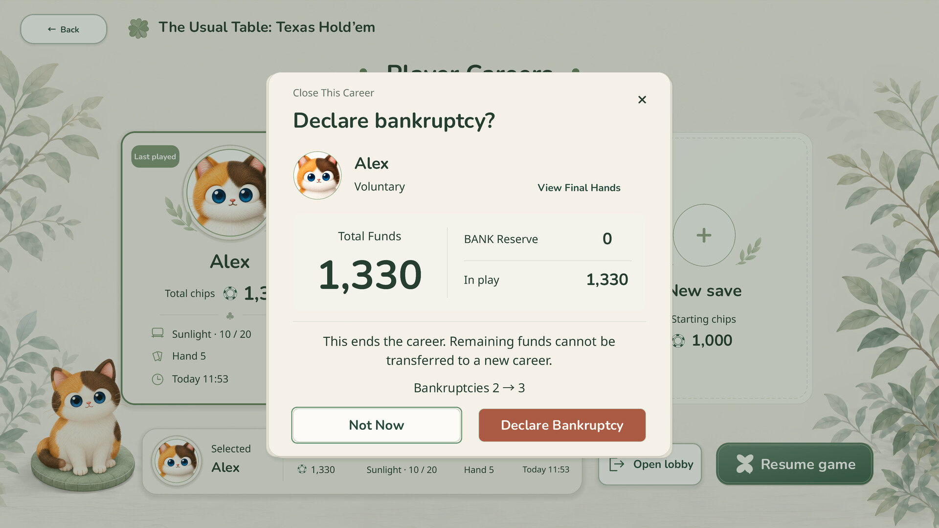 The Usual Table: Texas Hold’em screenshot #13