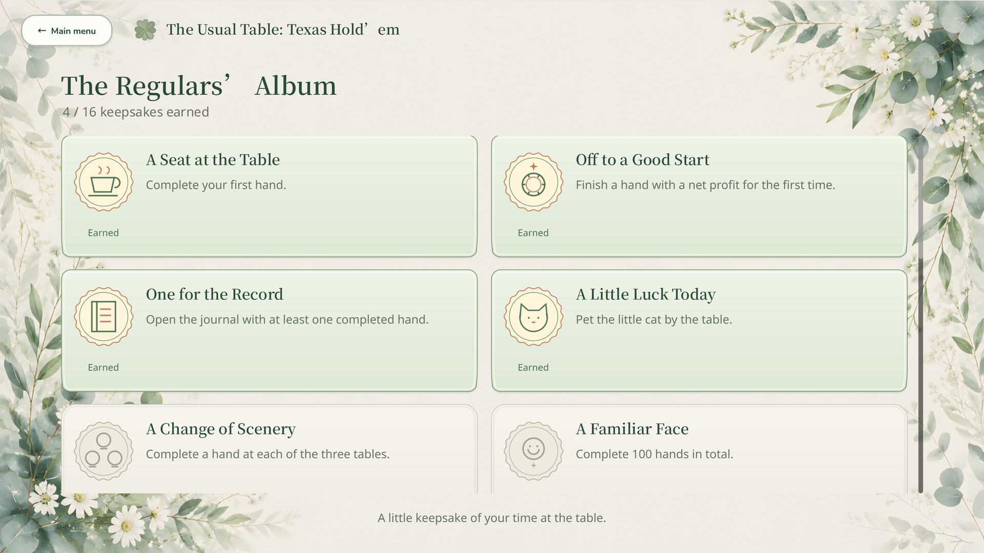 The Usual Table: Texas Hold’em screenshot #16