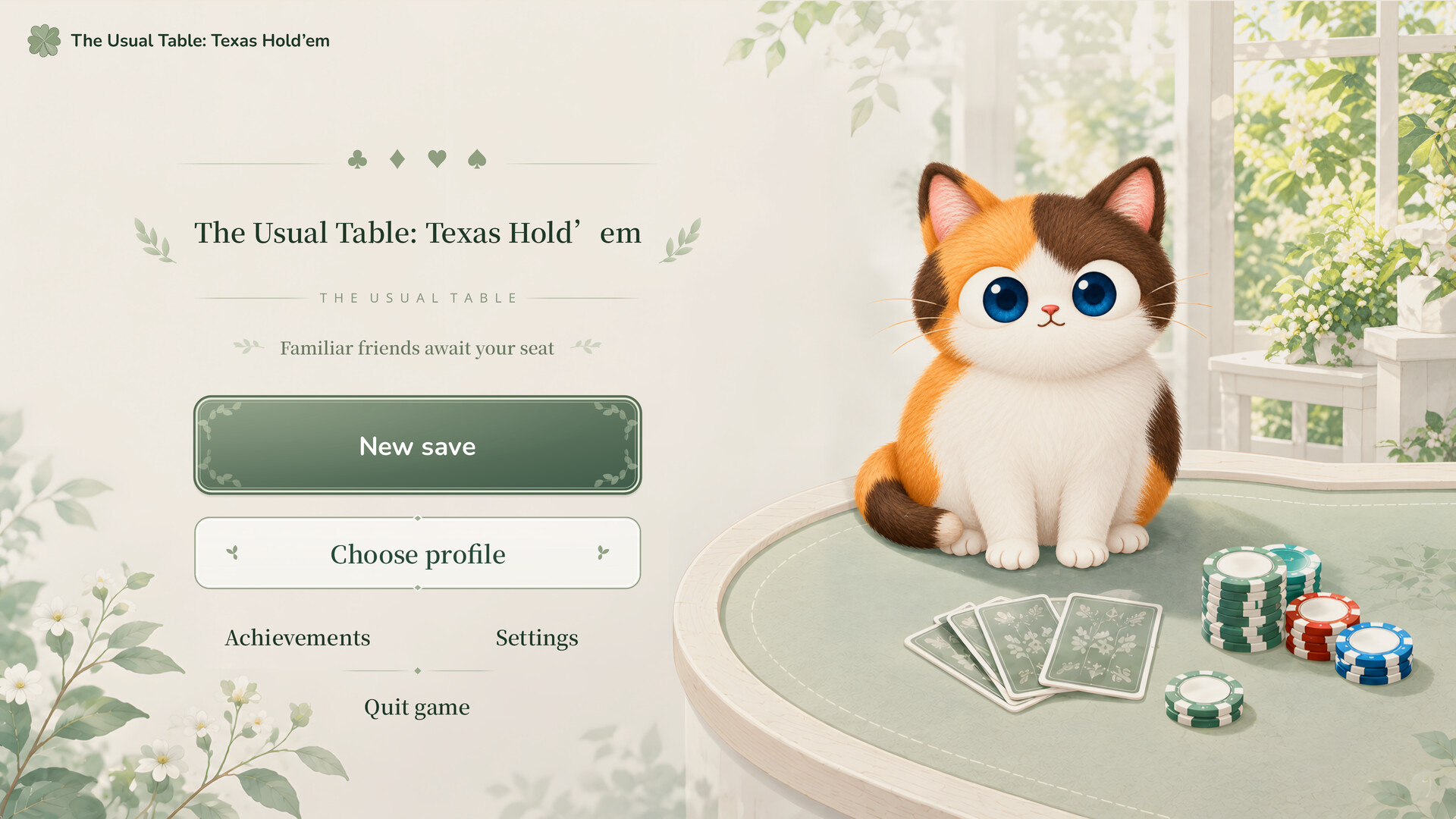 The Usual Table: Texas Hold’em screenshot #1