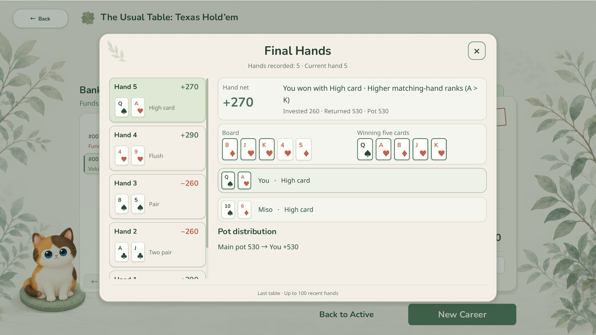 The Usual Table: Texas Hold’em screenshot #11