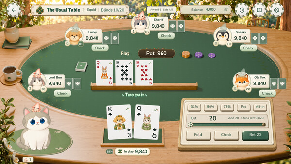 The Usual Table: Texas Hold’em screenshot 4