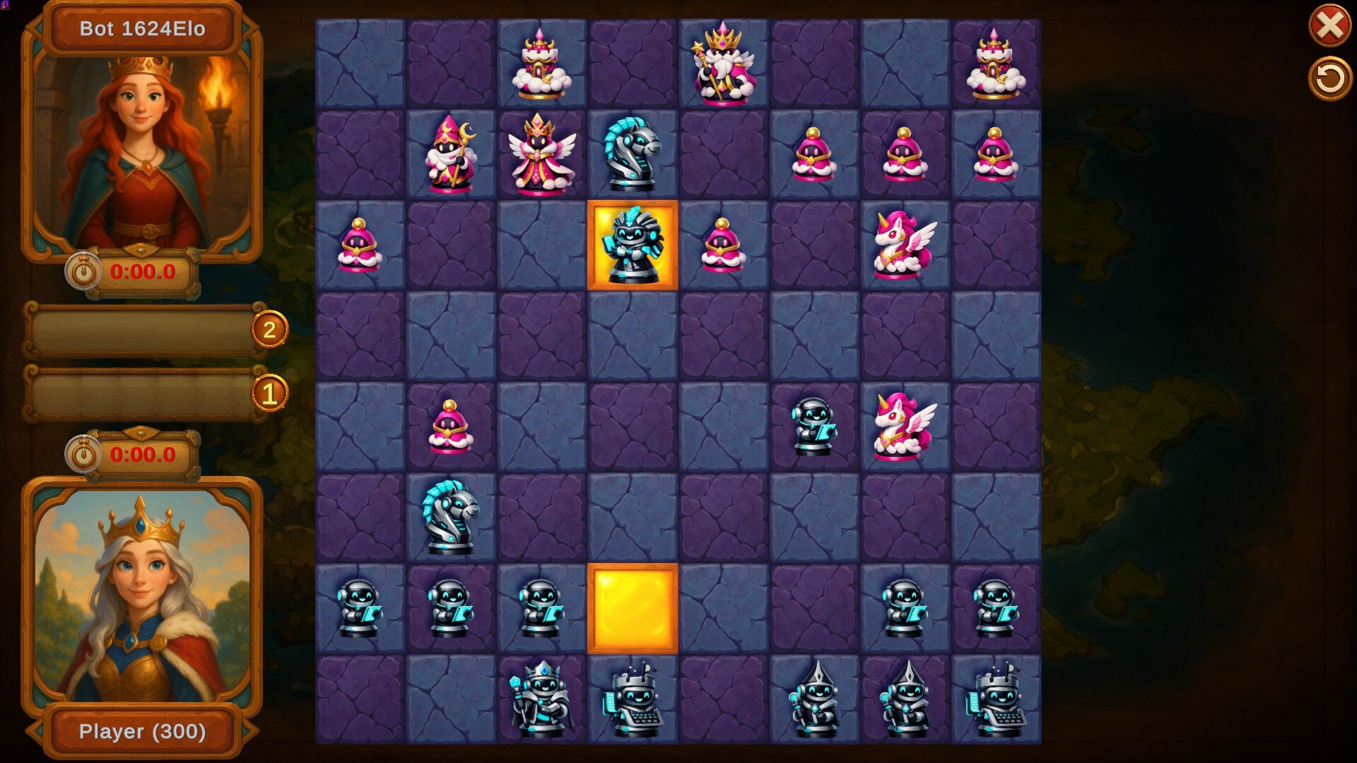 Choc Tactic for Chess Master - Castle Before Break Screenshot Thumbnail 4