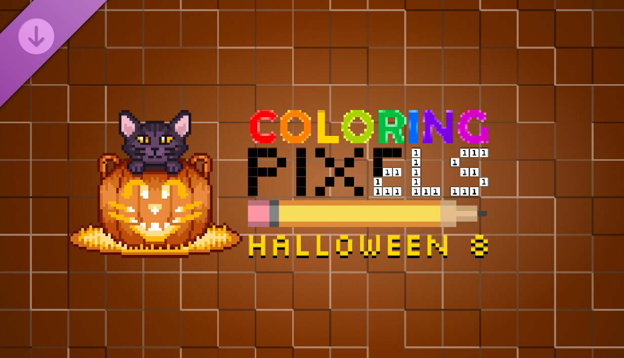 Coloring Pixels - Halloween 8 Pack cover art