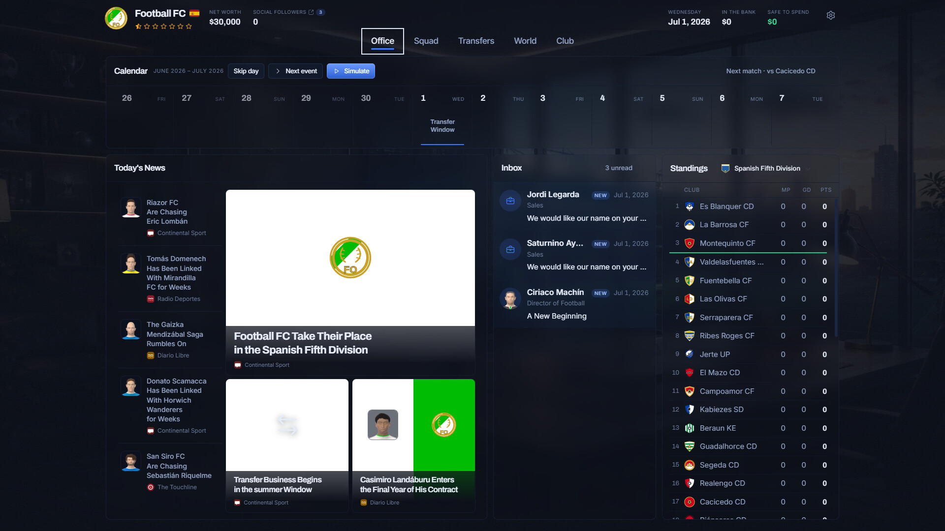 Football Ambition 27 screenshot #6