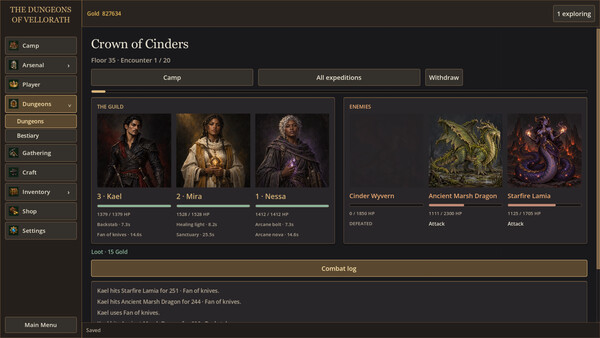 The Dungeons of Vellorath screenshot 1