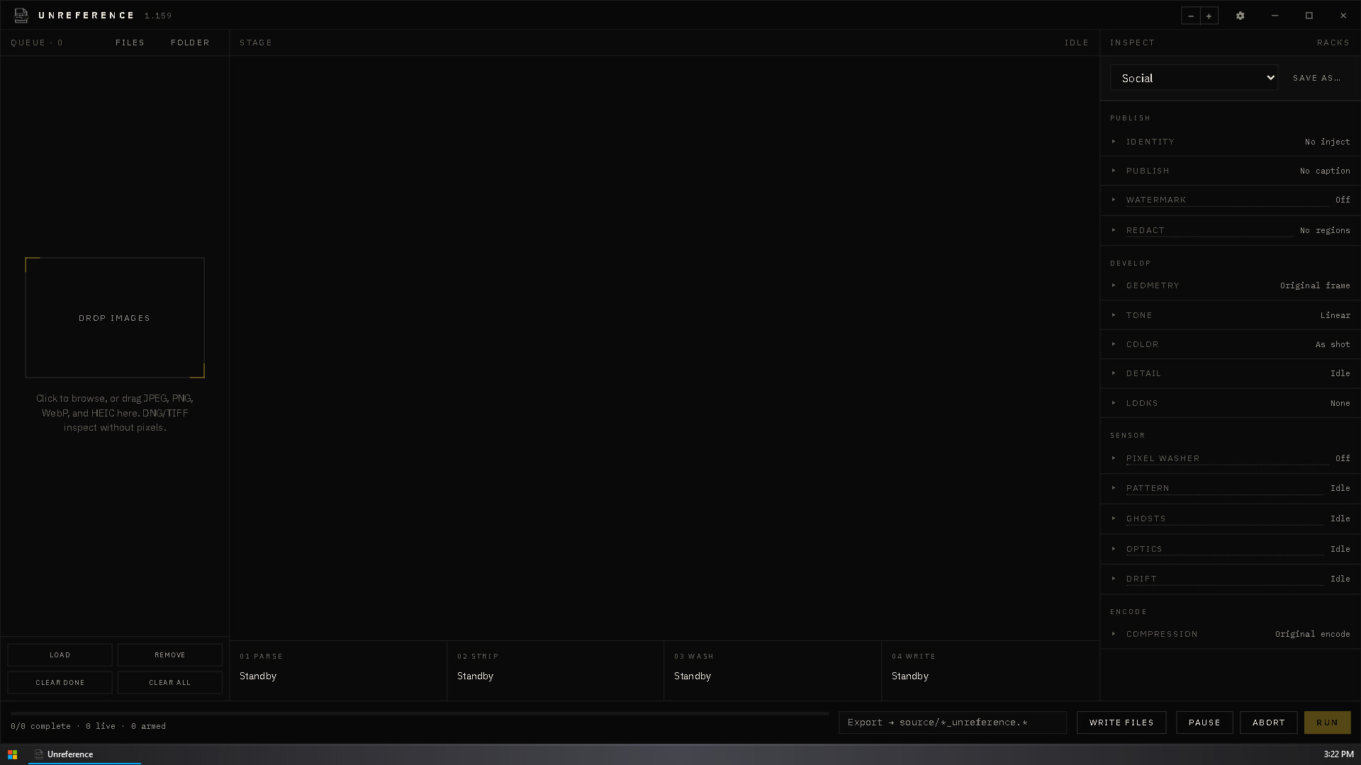 UNREFERENCE - Image Privacy Tool