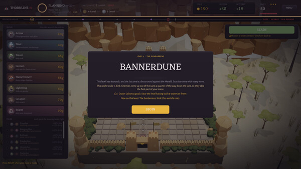 Thornline TD - Maze Tower Defense screenshot 7
