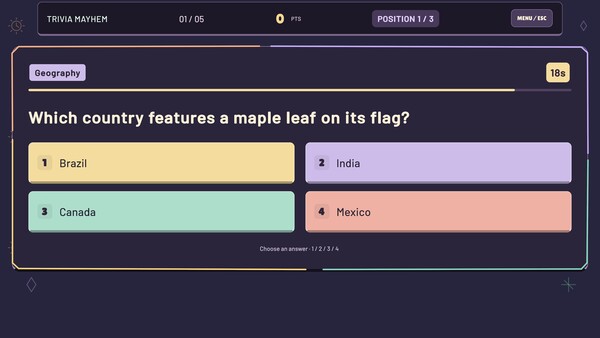 Trivia Mayhem — 1