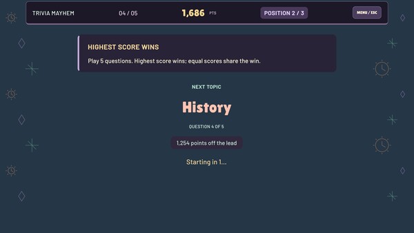 Trivia Mayhem — 12