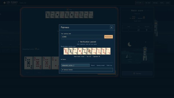 Gin Rummy: Pixel Cardroom screenshot 2