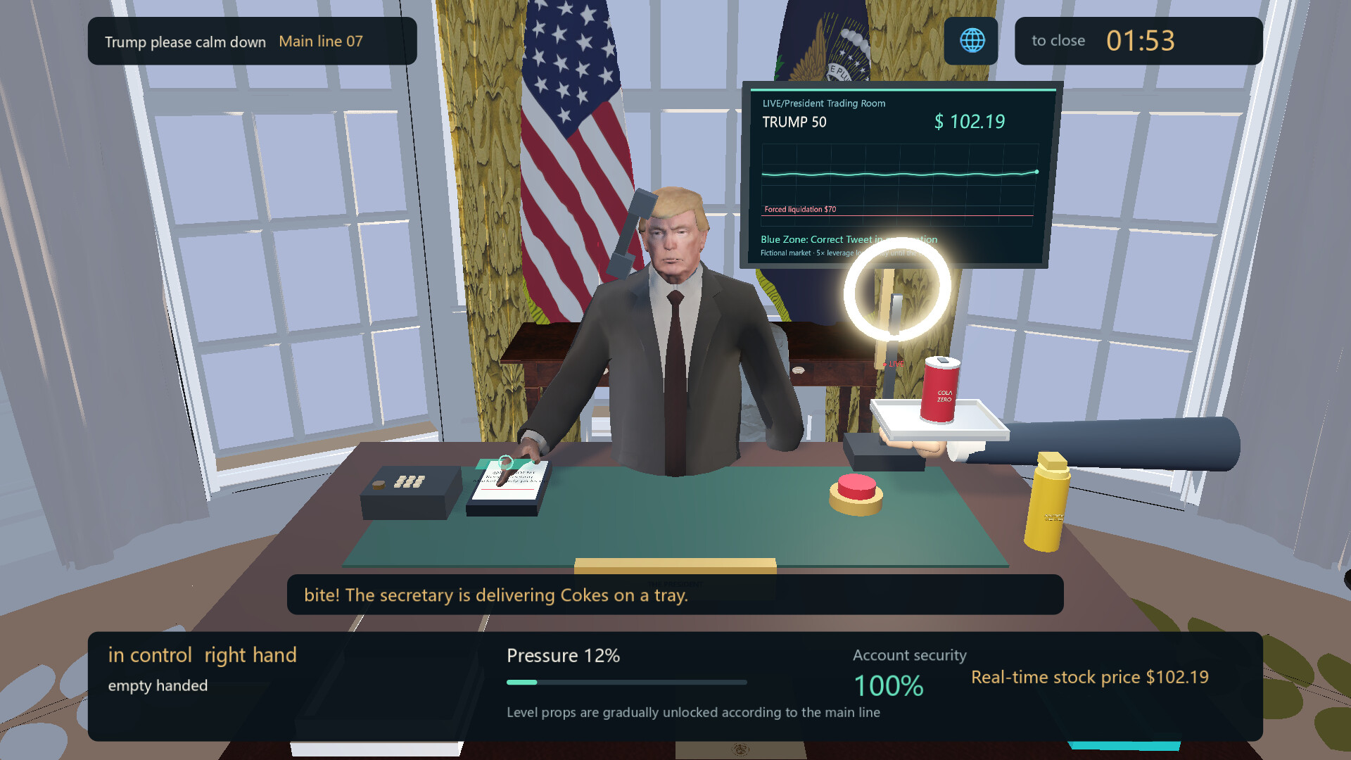 Trump please calm down screenshot #1