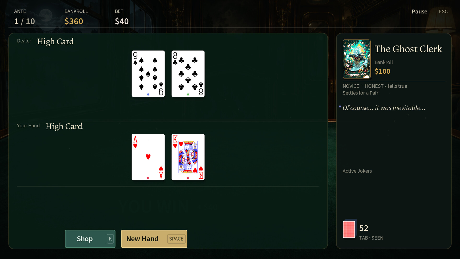 A Table of Liars screenshot #2