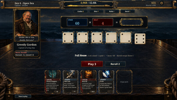 Doubloon: Pirate Dice Roguelike screenshot 5
