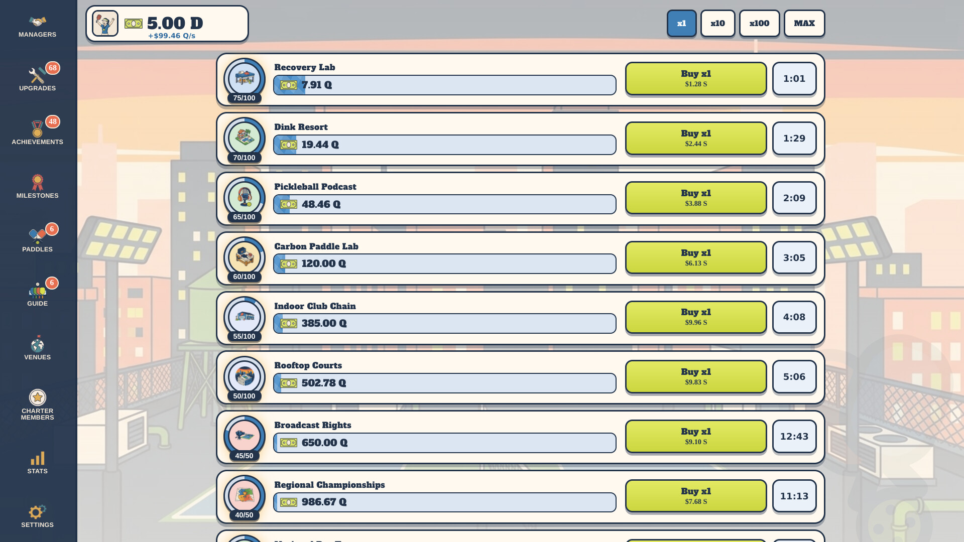Pickleball Tycoon