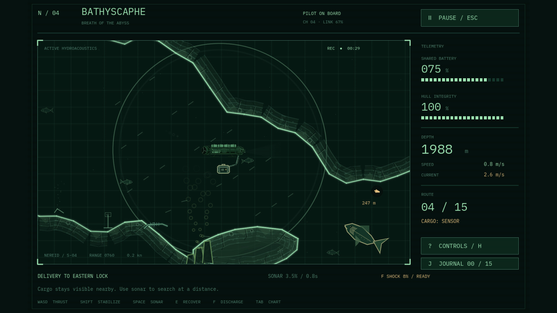 Bathyscaphe screenshot #2