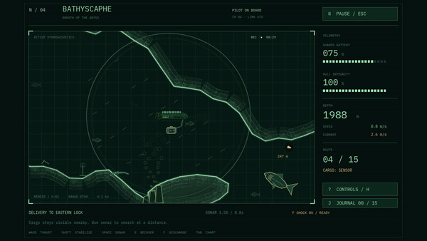 Screenshot of Bathyscaphe