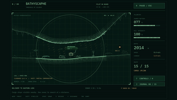 Screenshot of Bathyscaphe