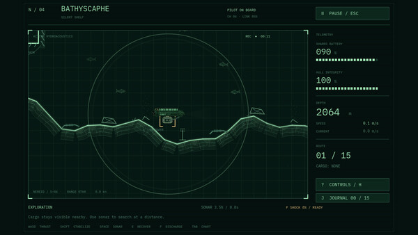 Screenshot of Bathyscaphe