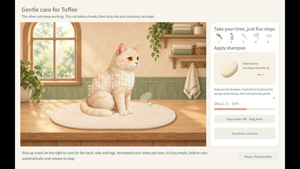 Screenshot of Afternoon Paws
