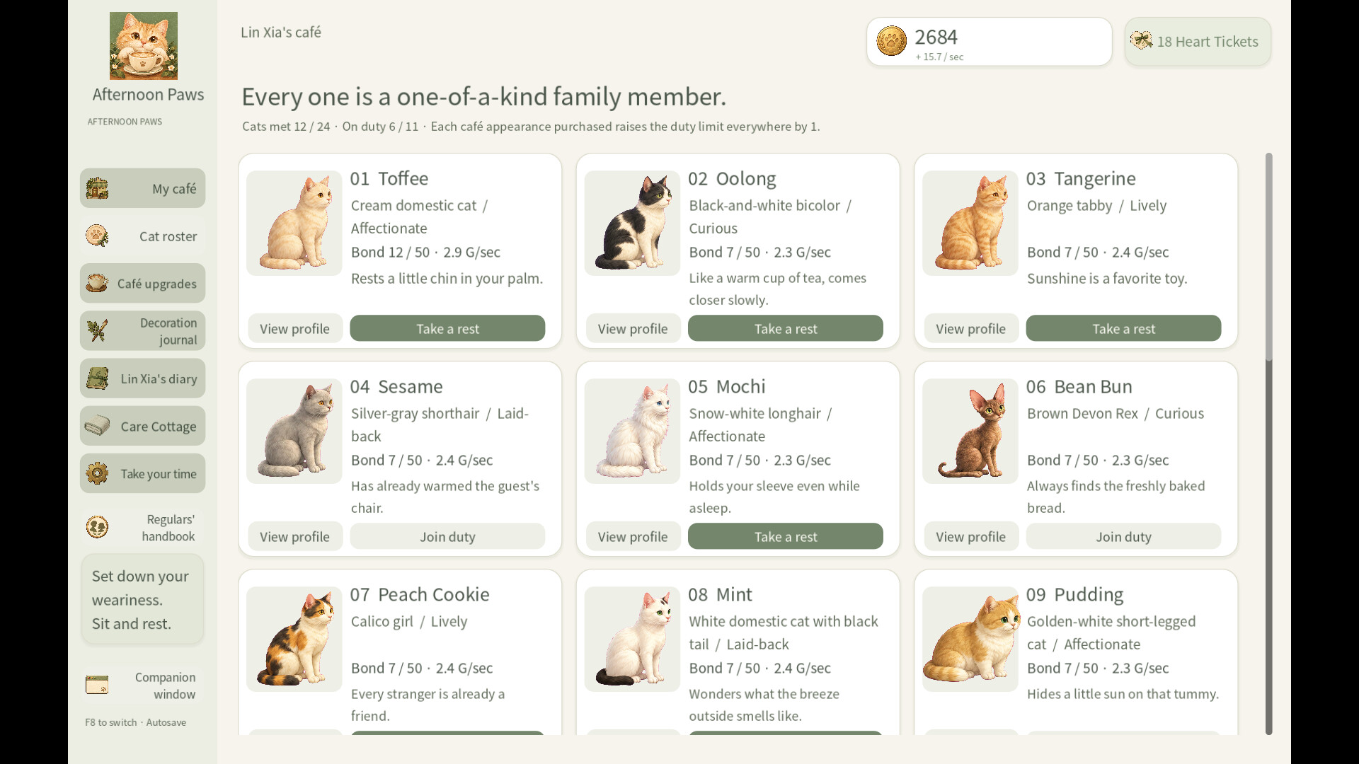 Afternoon Paws screenshot #2