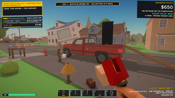 CONTRACT #001 Screenshot