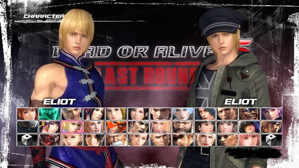 DEAD OR ALIVE 5 Last Round: Core Fighters Character: Eliot