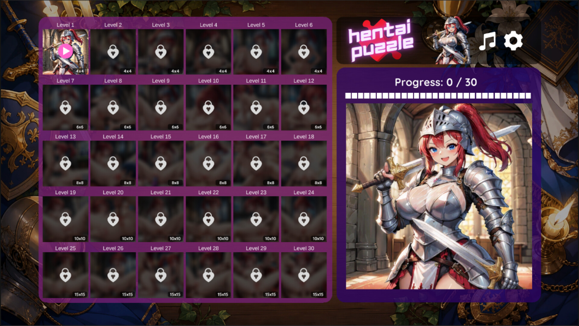 Hentai Puzzle: Sarah screenshot #4