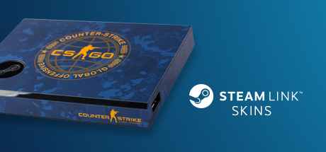 Steam Link Skin - CSGO Blue Camo cover art