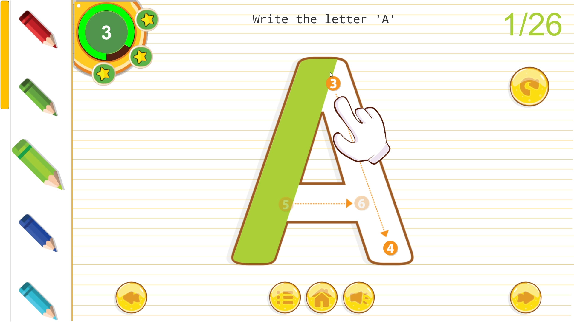 English Tracing Book