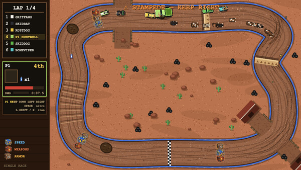 『Dirt Ruckus』のスクリーンショット