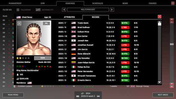 The Stable: Championship Boxing Manager screenshot 7
