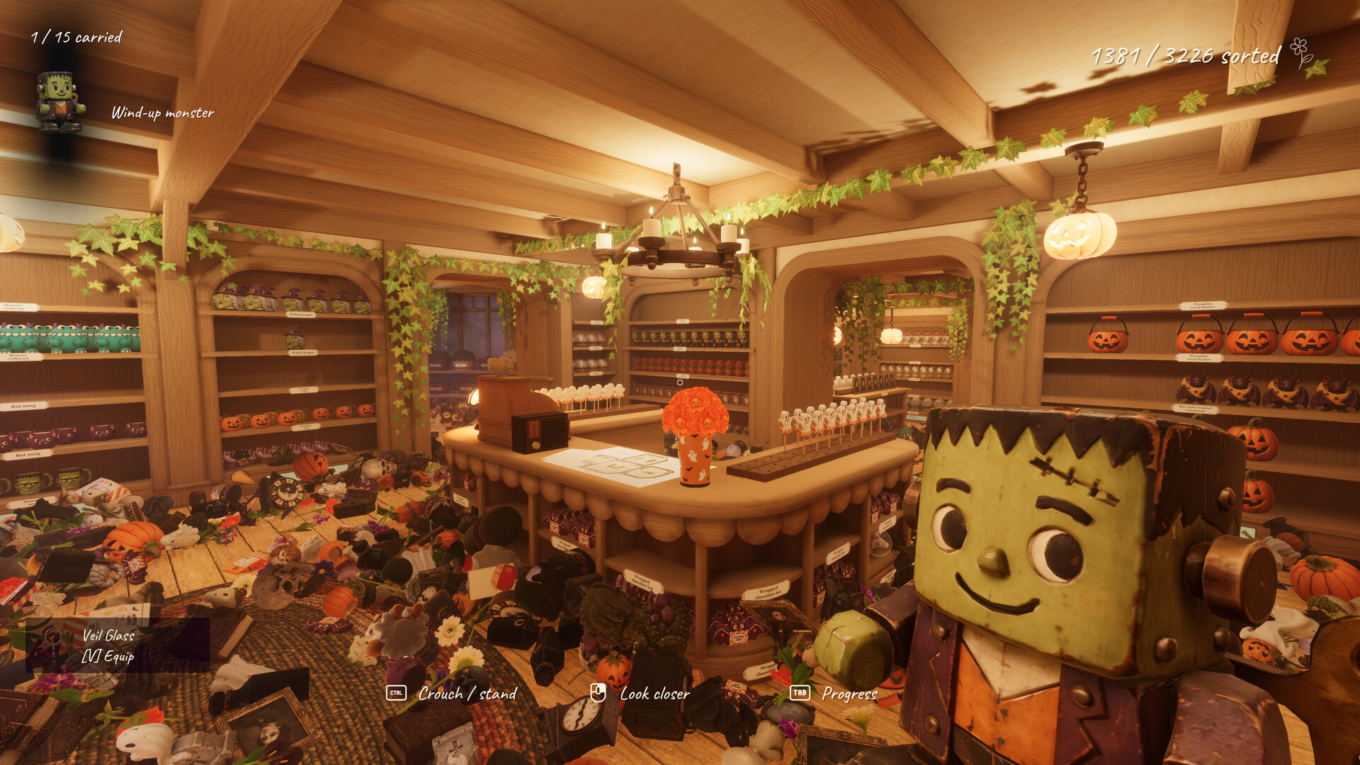 Tidy Up the Halloween Shop screenshot