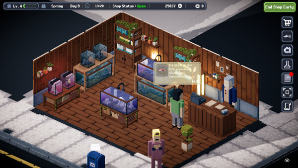 NightGlow : Aquarium Shop Simulator screenshot 4