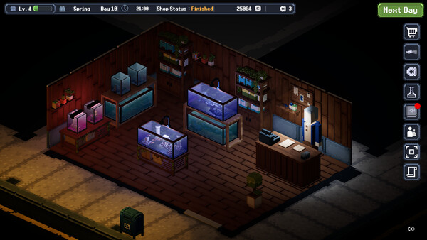 NightGlow : Aquarium Shop Simulator screenshot 3