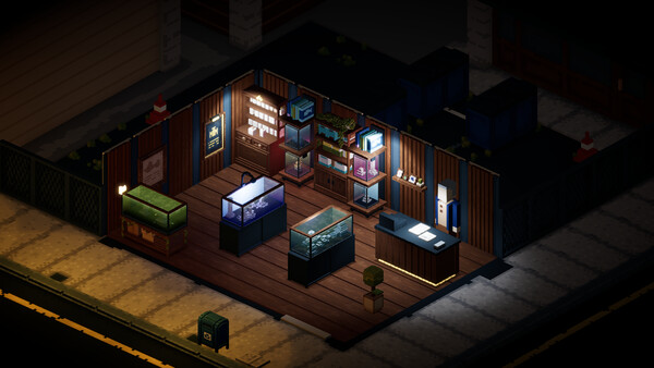 NightGlow : Aquarium Shop Simulator screenshot 2